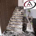 ĐÁ BLACK FOREST ỐP CẦU THANG
