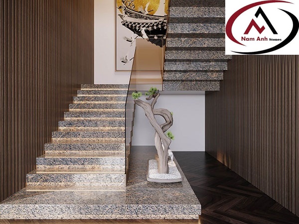 ĐÁ TIGER SKIN ỐP CẦU THANG