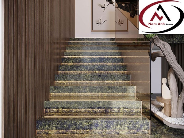 Đá Xanh Bảo Ngọc Ốp Cầu Thang