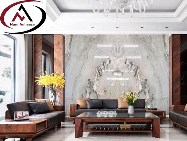 TRANH ĐÁ THẠCH ANH TỰ NHIÊN CALACATA