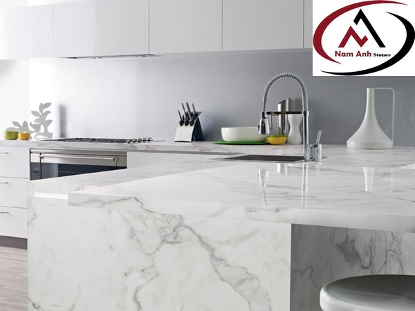 ĐÁ BẾP TRẮNG VÂN MÂY