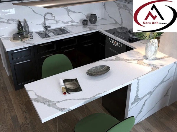 ĐÁ BẾP TRẮNG VÂN MÂY