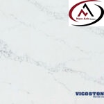 ĐÁ LÀM BÀN BẾP VICOSTONE STATUARIO BQ8628