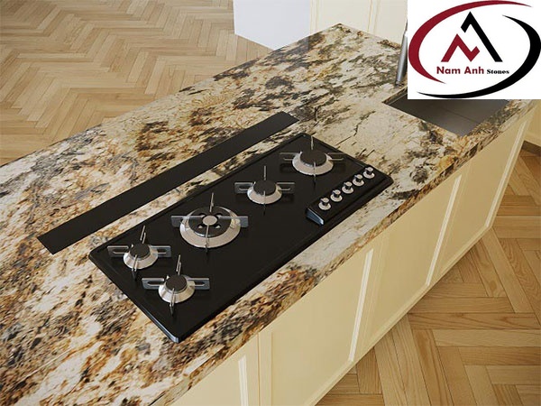 Đá ốp bếp Royal Gold NA08