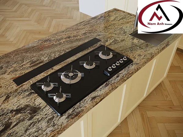 Đá ốp bếp Netuno Bordeaux NA07