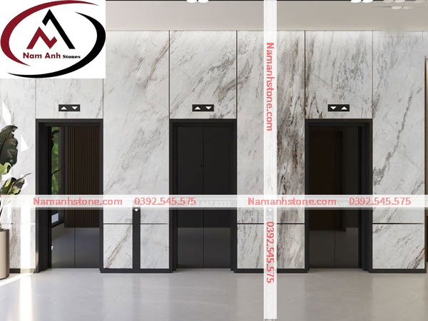 ĐÁ BRANCO WHITE ỐP THANG MÁY