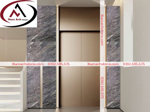 ĐÁ GRANITE CAPUCHINO ỐP THANG MÁY