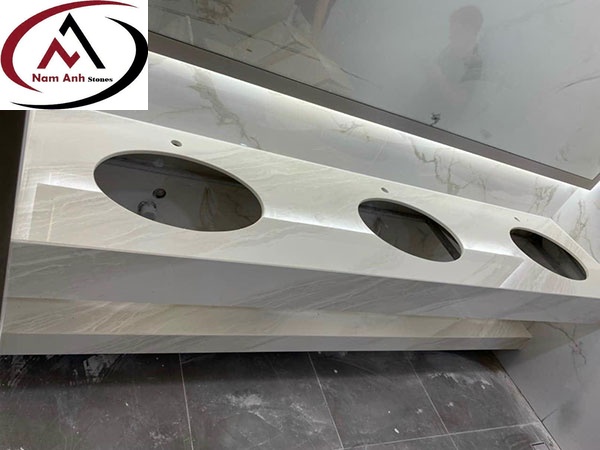 Bàn đá Lavabo Nung Kết LVB02
