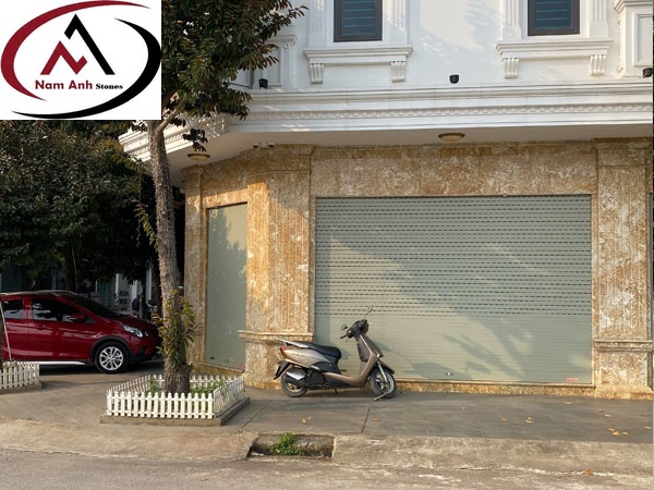 ĐÁ ỐP MẶT TIỀN GRANITE VÀNG HOÀNG GIA