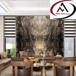 TRANH ĐÁ THẠCH ANH BLACK PHANTUS GIẢ CỔ