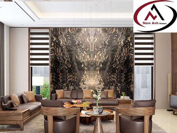 TRANH ĐÁ THẠCH ANH BLACK PHANTUS GIẢ CỔ