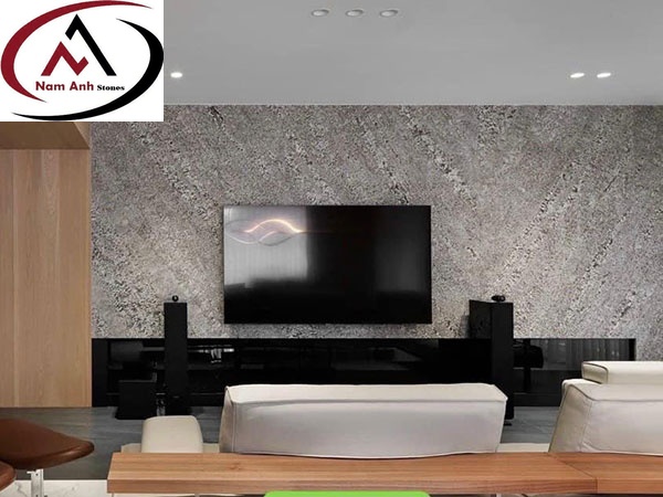 Đá Ốp Tường Phòng Khách Bianco Antico