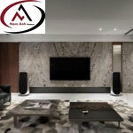 Đá Ốp Tường Phòng Khách Bianco Antico