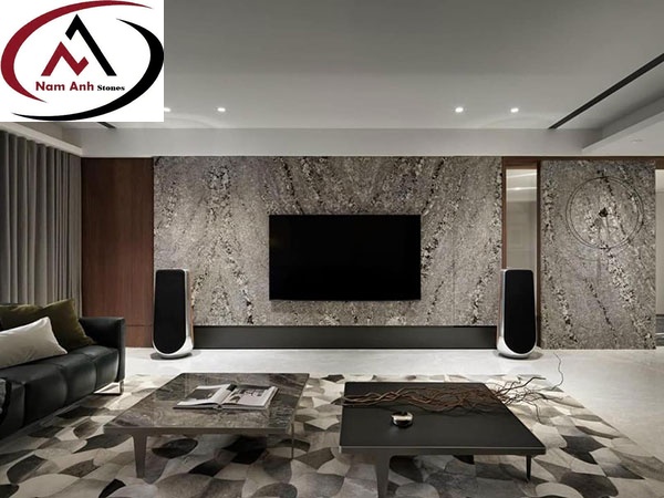 Đá Ốp Tường Phòng Khách Bianco Antico