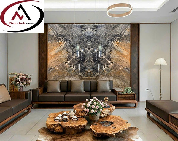 Tranh đá Quart đối xứng TDDX18