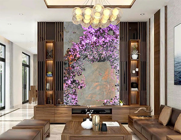 TRANH ĐÁ THẠCH ANH XUYÊN SÁNG TDTA38