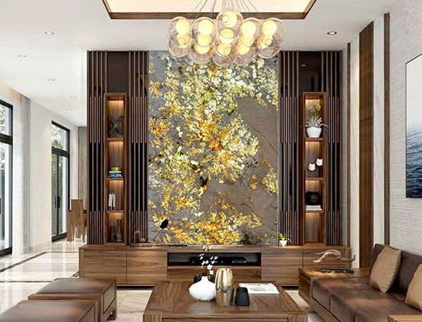 TRANH ĐÁ THẠCH ANH XUYÊN SÁNG TDTA39